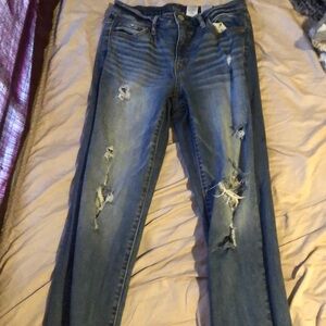 time and tru ripped jeans